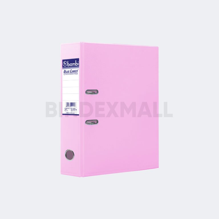Ordner PVC Bambi 1010 - 75mm Blue Cyber dengan 24 pilihan warna tahan air dan rado untuk penyimpanan dokumen profesional