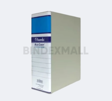 Bambi Pipe Binder Folio JUMBO SIZE 80 mm With Full Spine 4 Colour Labels