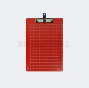 Clipboard pen holder Folio Bambi dengan skala garis half pocket dan flexible pen holder semua warna original