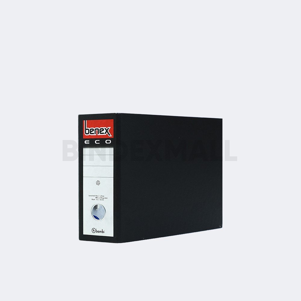 Benex Eco Lever Arch File Ordner Voucher Black Jumbo Size 75 mm Original