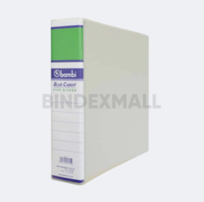 Bambi Pipe Binder Folio MID SIZE 50 mm With Full Spine 4 Colour Labels 1075