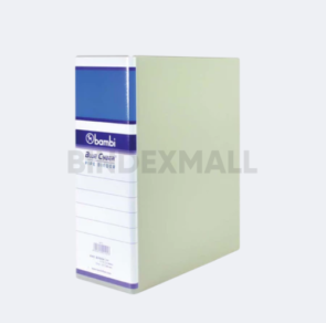 Bambi Pipe Binder A4 JUMBO SIZE 80 mm With Full Spine 4 Colour Labels 1178