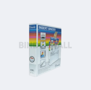 Bambi PVC Insert Ring Binder A4 3 Ring Type D All Color Medium Size 30 mm Original