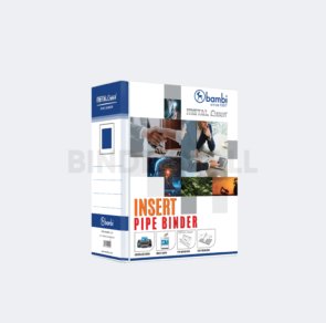 Bambi Pipe Binder A4 EXTRA JUMBO SIZE 100 mm With Full Spine 4 Colour Labels 1170