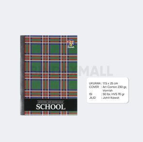 BINDEX MALL - BUKU TULIS SCHOOL 50 lbr -70 gr keterangan