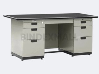 Bambi Meja Kerja Metal Tipe Pedestal Desk Standard Office Original