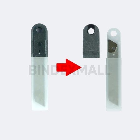 Cutter Benex CT-S14 9mm Auto-Lock Steel Blade warna kuning dan merah