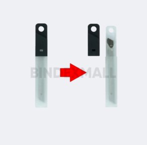 Isi Cutter 9mm Benex Refill Blade Original 1 Box 20 Set Grosir Murah