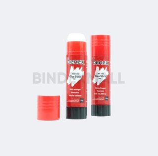 Benex Lem Kertas Batang 15g Glue Stick PVP untuk merekatkan kertas dengan kuat dan aman