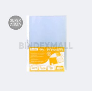 Plastik Pelindung Dokumen Folio Bindex Sheet Protector Super Clear 0.05mm Isi 20 Lembar