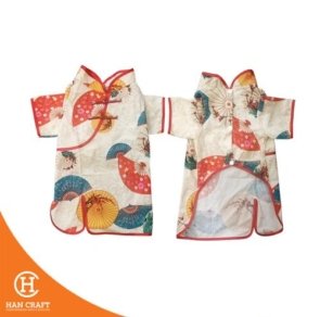 Baju Anjing Cheongsam Dress Dog Clothes 1