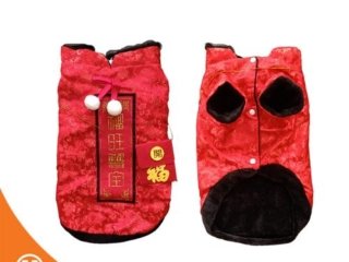 Baju Anjing Pet Coat Dog Chinese Style 1