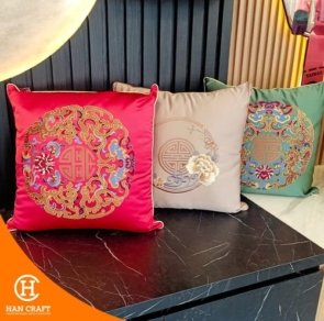 Bantal Sofa Chinese Artistic Pillow Cushion