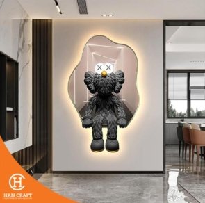 Dekorasi Dinding Kaws Led Light Wall Painting 1