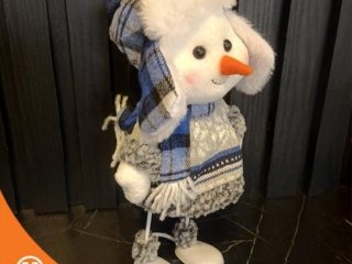 Dekorasi Natal X'Mas Blue Doll Deco 1