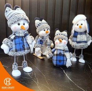 Dekorasi Natal X'Mas Blue Doll Deco