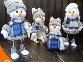 Dekorasi Natal X'Mas Blue Doll Deco