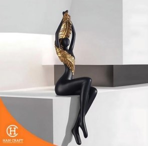 Dekorasi Pajangan Modern Art Statue Home Decor Set 1