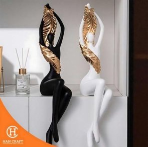 Dekorasi Pajangan Modern Art Statue Home Decor Set