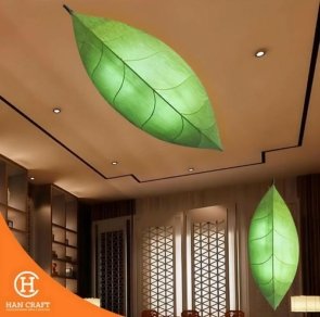 Lampu Gantung Luxury Style Leaf Chandelier Lamp Decoration 1