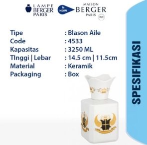 Maison Berger Lampe Berger Lamps Blason Aile 1