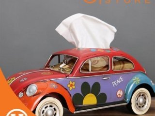 Tempat Tisu Retro Beetle Tissue Box 3