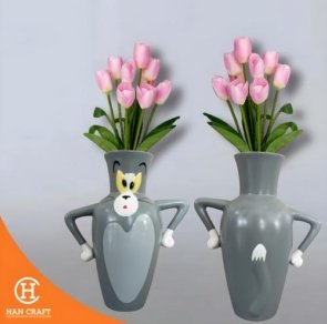 Vas Bunga Tom Vase Modern Ceramic 1