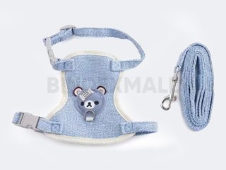 Cat Harness Leash Collar Set Adjustable Cartoon Bee F