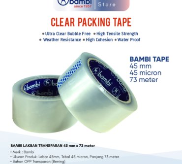 bambi lakban transparan