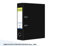 Ordner Bindex Plastik Lever Arch File Folio 75mm All Color Original