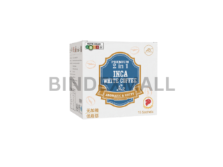 Premium 2-in-1 Inca White Coffee 15 Sachet Kopi Putih Halus