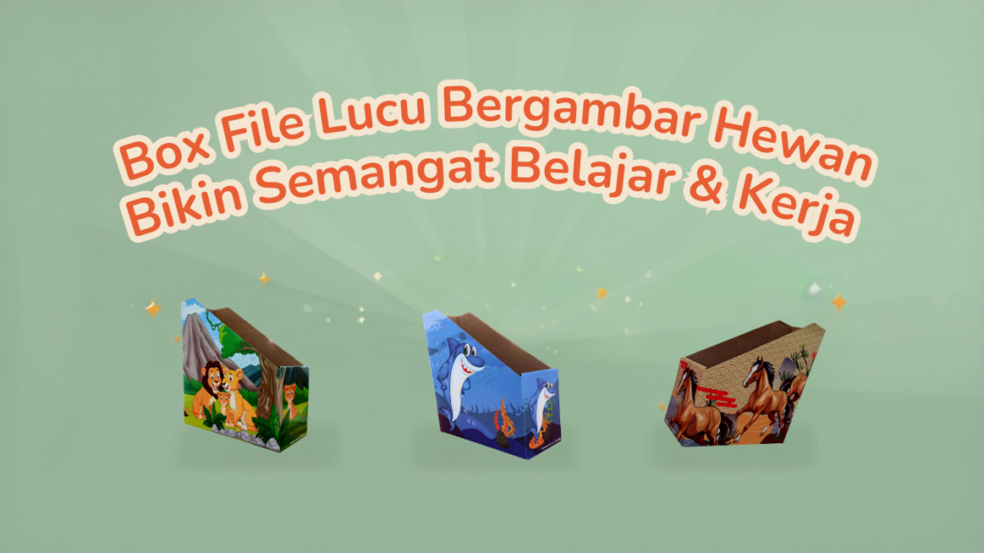 box file bergambar hewan