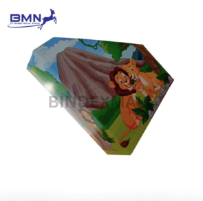 box file bergambar singa tampak samping