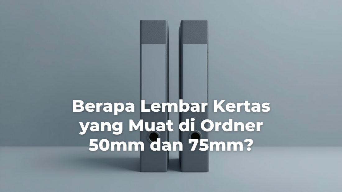 lembar kertas yang dapat dimuat ordner
