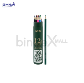 Pensil warna anak M&G Hexagon set 12 warna non toxic dalam kemasan tabung praktis