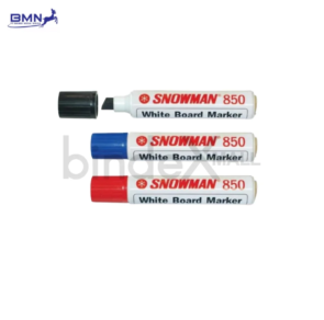 Spidol permanen Snowman jumbo ABG-850 warna hitam untuk papan tulis dan poster
