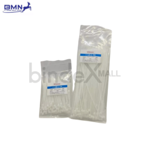 Butterfly kabel ties putih kabel tis multifungsi isi 100 pcs untuk mengikat kabel