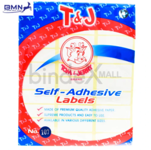 Label stiker self adhesive Tom Jerry nomor 107 ukuran 18x50mm untuk label harga dan produk toko