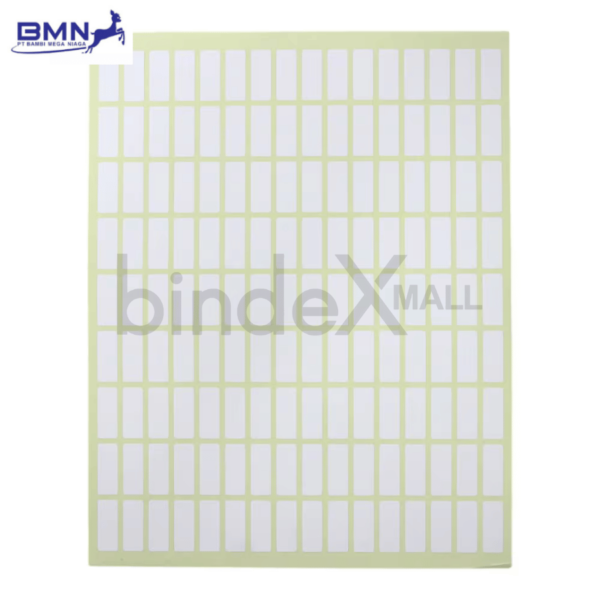 Label stiker self adhesive Tom Jerry nomor 112 ukuran 8x20mm untuk label kode dan serial number