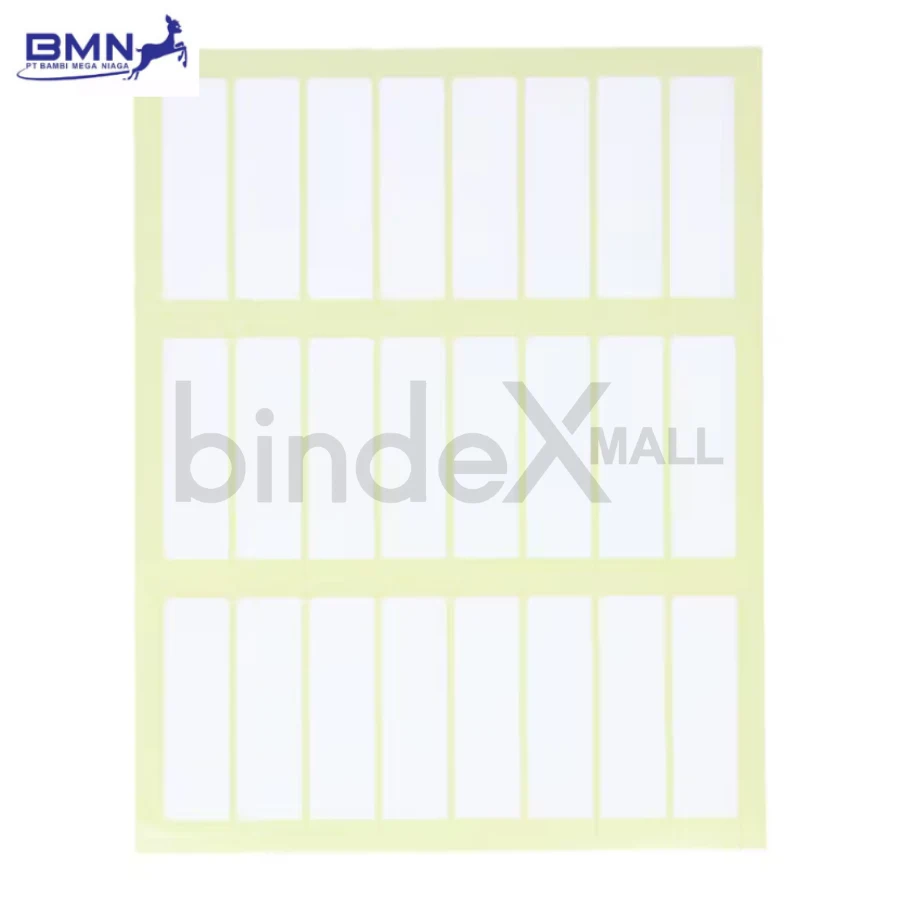 Label stiker self adhesive Tom Jerry nomor 129 ukuran 17x58mm untuk label harga dan produk