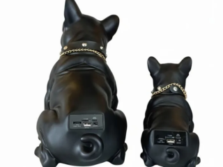 Dekorasi Bull Bluetooth Music Box Tampak Belakang
