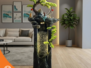 Dekorasi Air Mancur Alpine Flowing Fountain Of Fortune