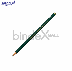 Faber Castell pensil 4B grafit lembut hitam gelap untuk sketsa shading ilustrasi dan menggambar artistik
