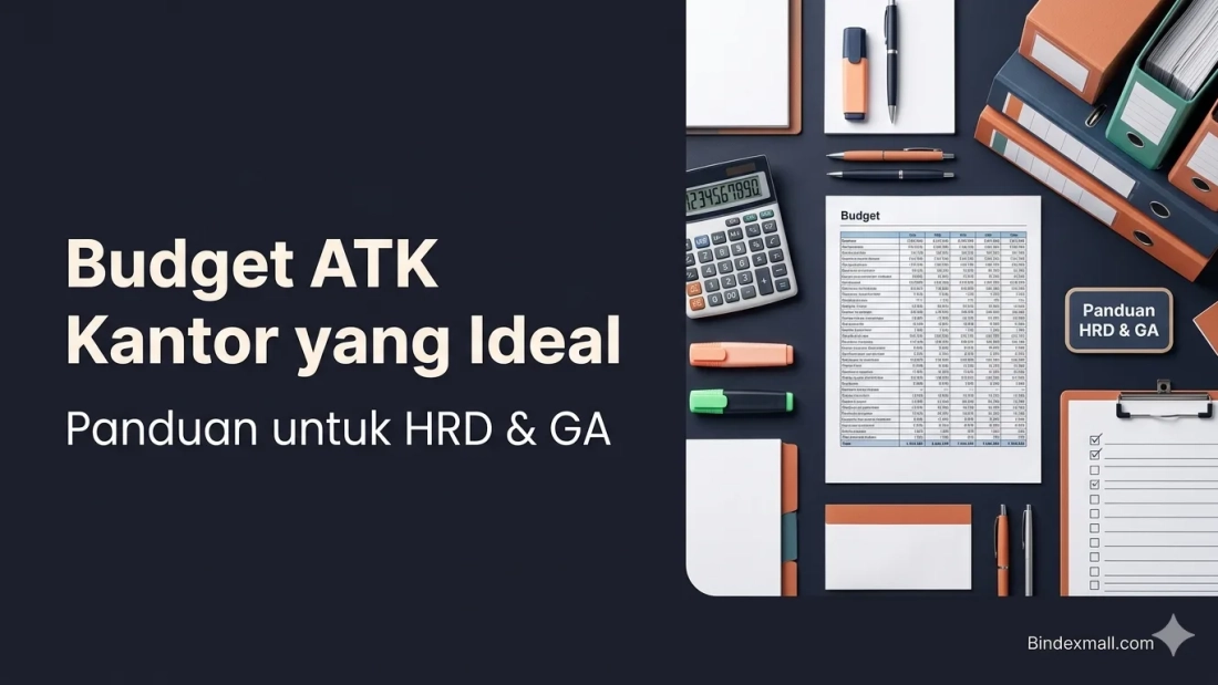 Panduan budget ATK kantor ideal untuk HRD dan GA dengan strategi beli grosir hemat