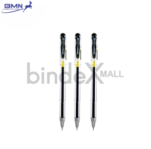 Kenko Easy pulpen gel hitam 1 pcs tinta gel pekat 0.5mm cepat kering lancar nyaman untuk sekolah dan kantor