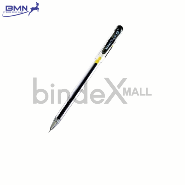 Kenko Easy Pulpen Gel hitam 1 pcs tinta gel pekat 0.5mm cepat kering lancar nyaman untuk sekolah dan kantor