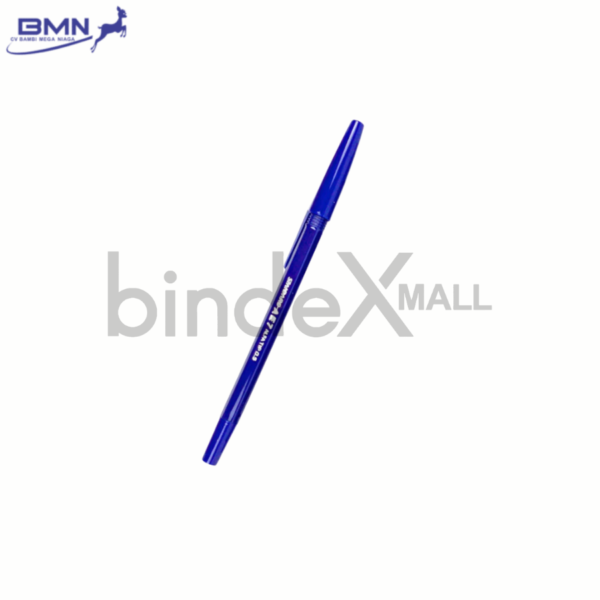 Pulpen Gel Standard AE7 biru 1 pcs Alfa Tip 0.5mm tinta lancar merek bolpen nomor satu Indonesia garansi macet