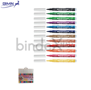 Spidol Warna Snowman WC200 12 Water Color Markers bigger tip child safe water based washable non-toxic untuk mewarnai anak
