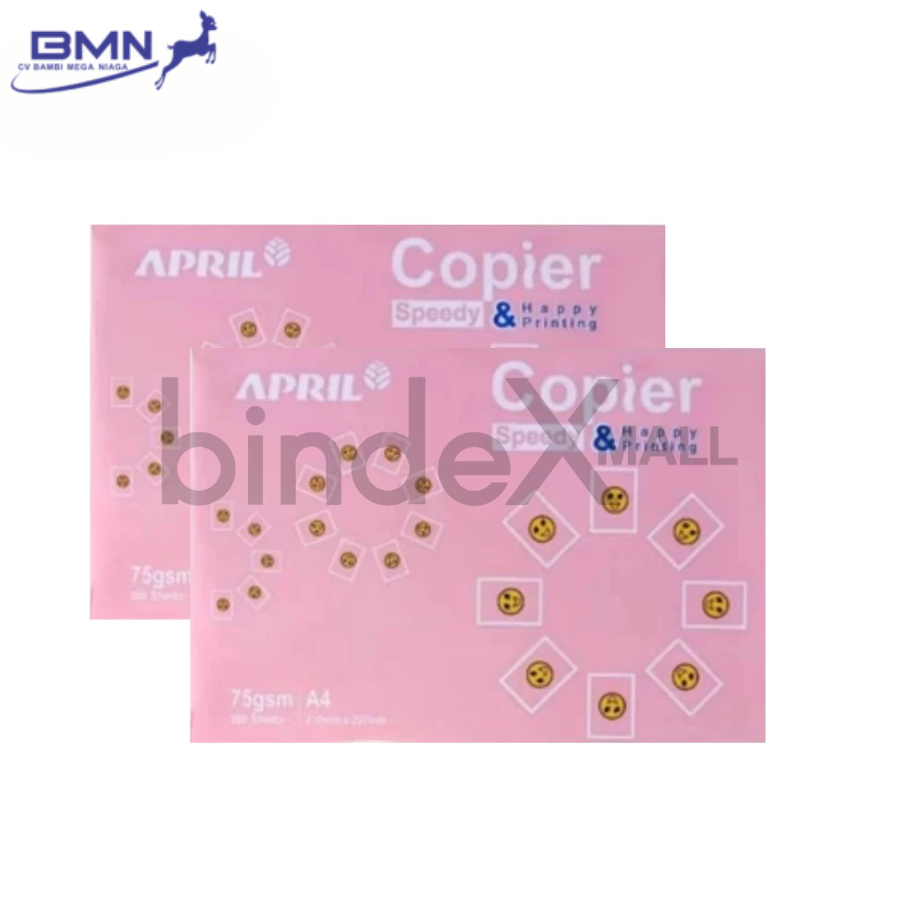 Kertas HVS A4 Copier 75 GSM 1 Rim 500 Lembar Putih Cerah Standar Internasional Anti Tembus Tinta Hasil Cetak Tajam Original