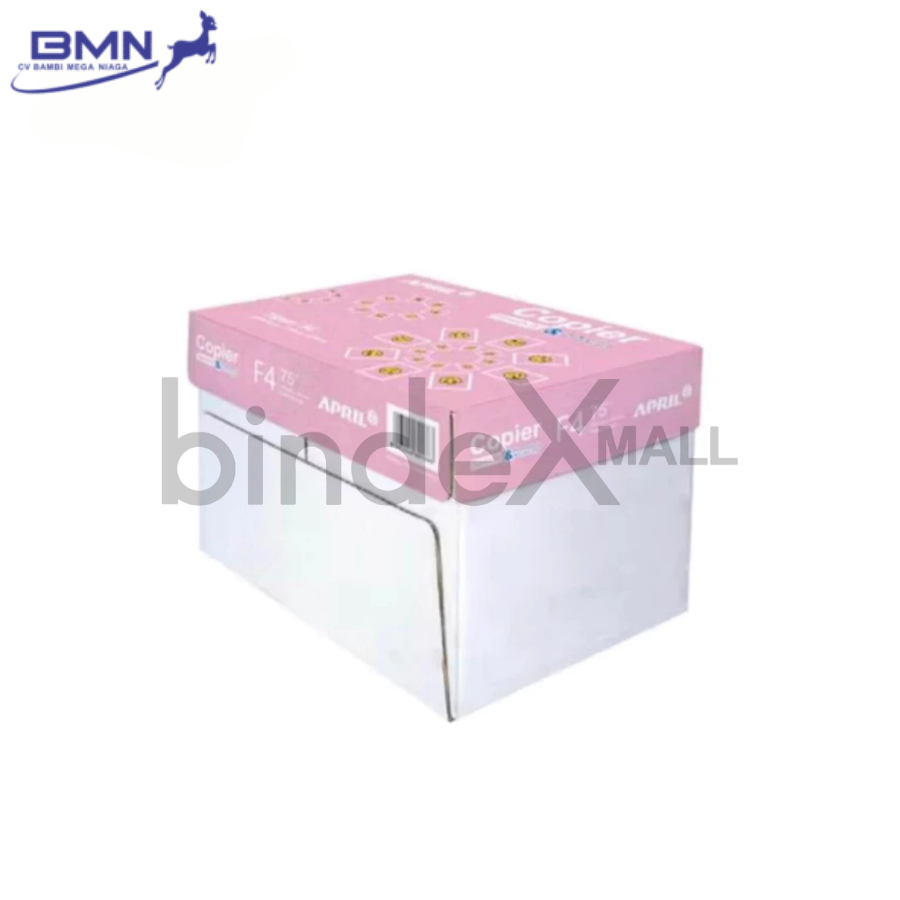 Kertas HVS F4 Folio Copier 75 GSM 1 Rim 500 Lembar Putih Cerah Anti Macet Keputihan Tinggi Hasil Cetak Profesional Original